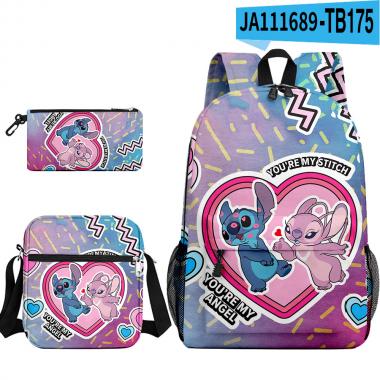 Lilo & Stitch Inspired 3PCS Backpack Set
