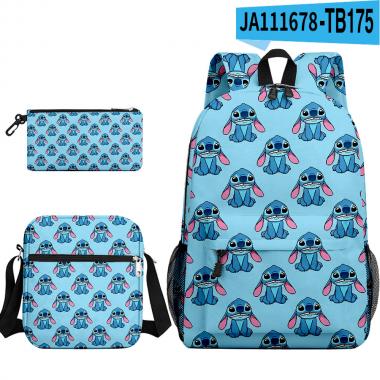 Lilo & Stitch Inspired 3PCS Backpack Set