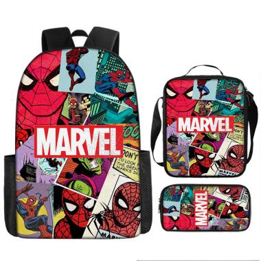 Spiderman Inspired 3PCS Backpack Set