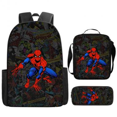 Spiderman Inspired 3PCS Backpack Set