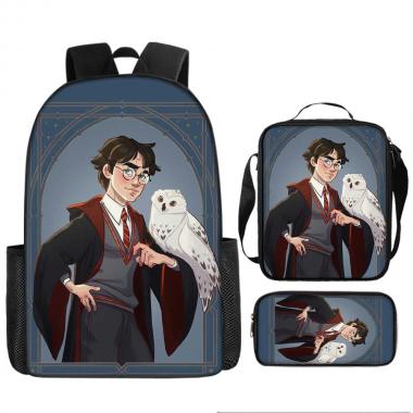 Harry Potter Inspired 3PCS Backpack Set