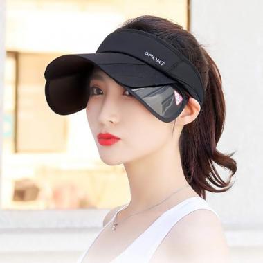 Women Adjustable Golf Cap with Retractable Brim