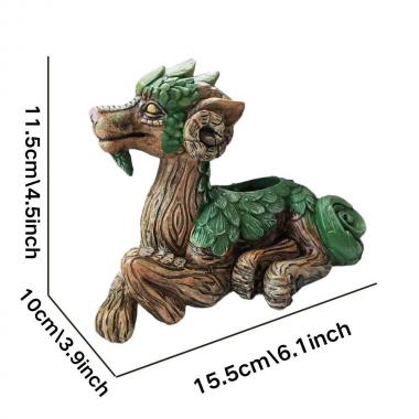 Garden Guardian Resin Craft Dragon Statue