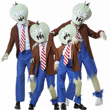 Game Zombotany Family Halloween Carnival Suit Cosplay Costume