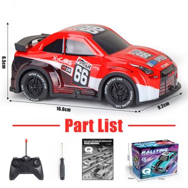 Q Version Cross-border Small-scale Off-road Remote Control Car with Lights