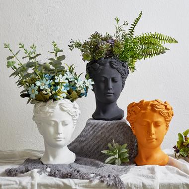 Flower vase Greek Statue Pot Goddess Flower Pots