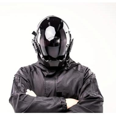 Mechanical Mask Alluring Black Helmet for Cosplay