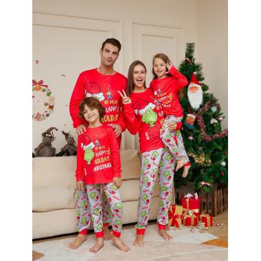 Family Matching The Grinch Christmas Pyjamas