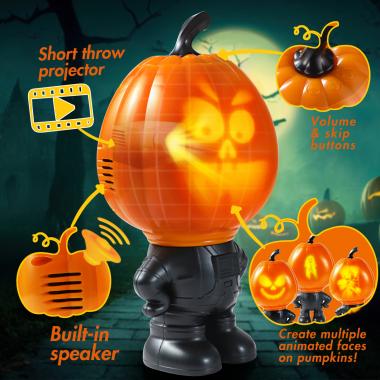 Halloween Pumpkin Man Decorative Led Pumpkin Lights