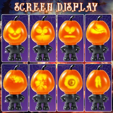 Halloween Pumpkin Man Decorative Led Pumpkin Lights