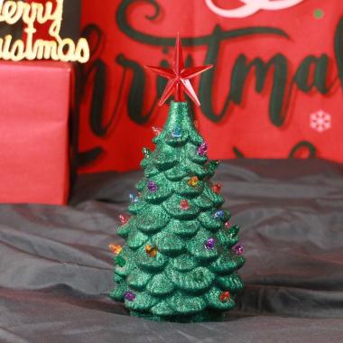 Christmas Tree Desktop Creative Decorations with Light