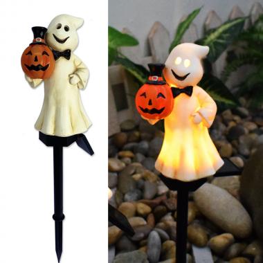 Scary Solar Pumpkins Ground Lamp