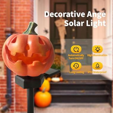 Pumpkin Solar Lights