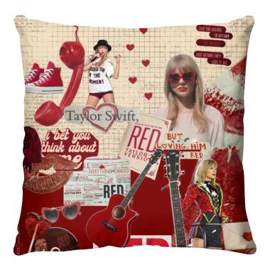 Taylor Swift Print Pillow Protector Soft Square Couch Pillow Covers