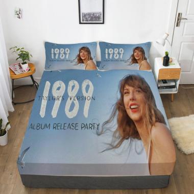 Girls Taylor Swift Pillowcase Single Double King Bedding Set Gift