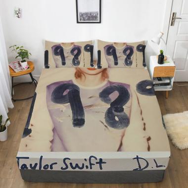 Girls Taylor Swift Pillowcase Single Double King Bedding Set Gift