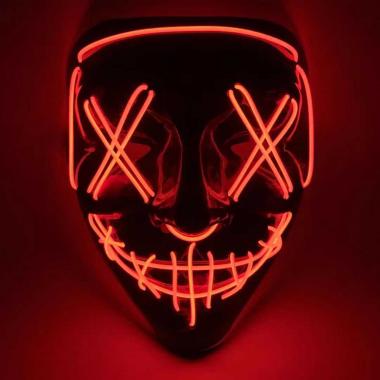 LED Luminous Mask V Hate Terror Mask