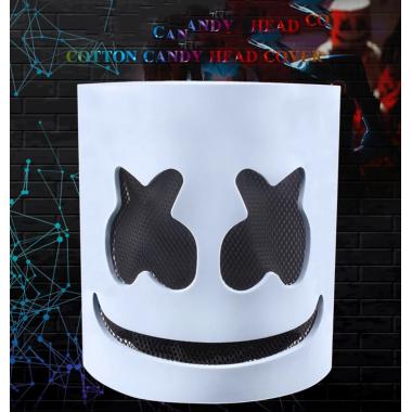 LED Marshmallow Cos Mask For Dance DJ Party Decoration