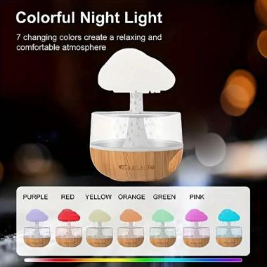 7 Colors Changing Rain Cloud Humidifier