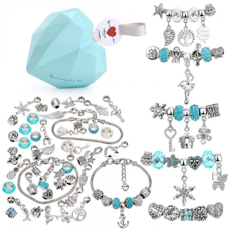 53Pcs Bracelet Set for Kids Jewelry Gift