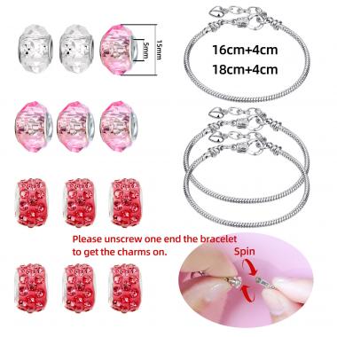 53Pcs Bracelet Set for Kids Jewelry Gift