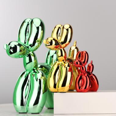 Shiny Balloon Dog Statue