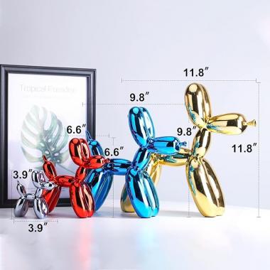 Shiny Balloon Dog Statue
