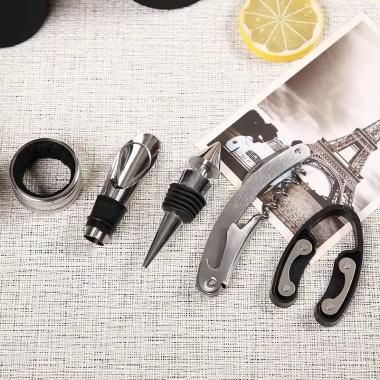 Deluxe Wine Opener Accessories Gift Tools Set