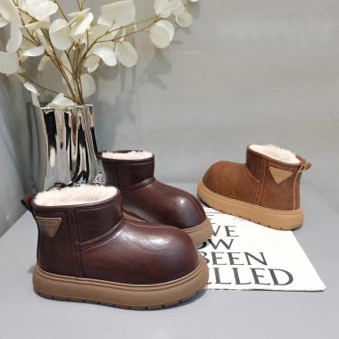 Bottega Veneta Inspired Ankle Boot Fur Lined Winter Boot For Women