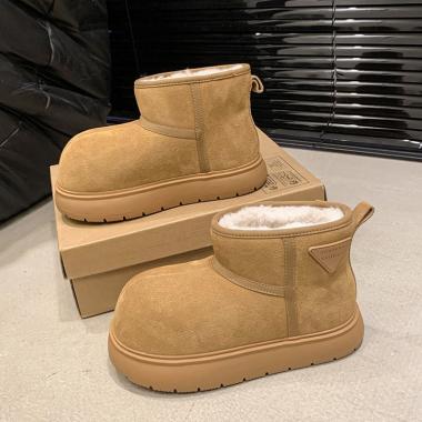 Bottega Veneta Inspired Ankle Boot Fur Lined Winter Boot For Women
