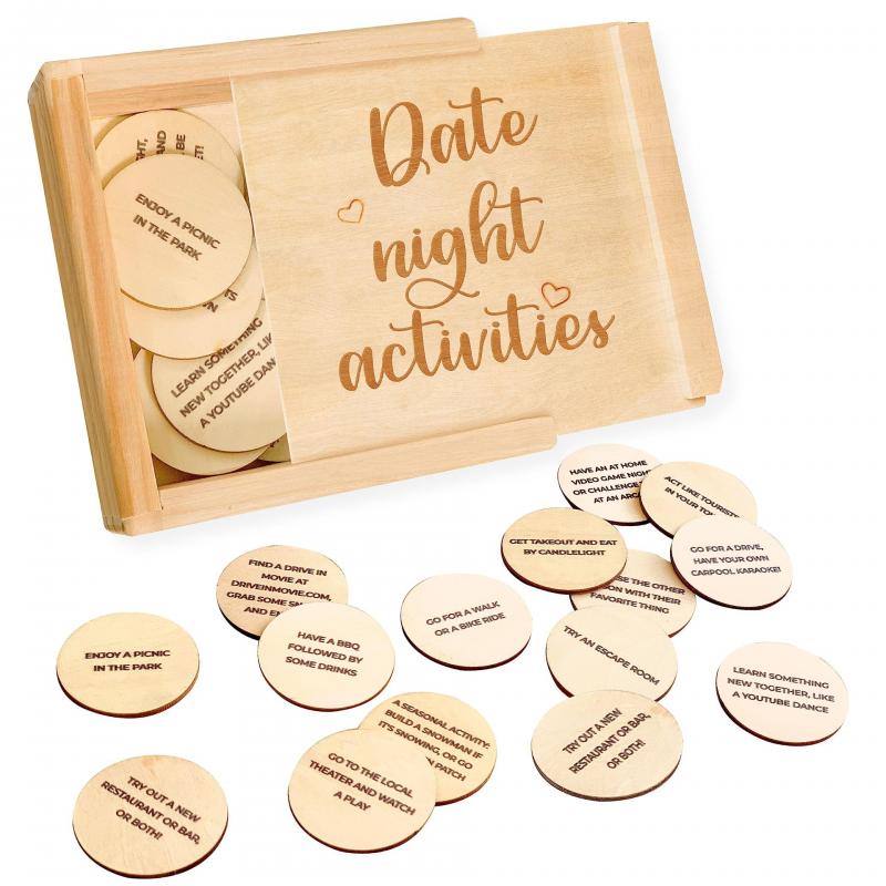 WOOD CRAFT 52 Couples Games Date Night Ideas