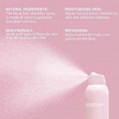 Hair Identifier Spray for Face Shaving