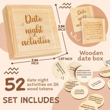 WOOD CRAFT 52 Couples Games Date Night Ideas