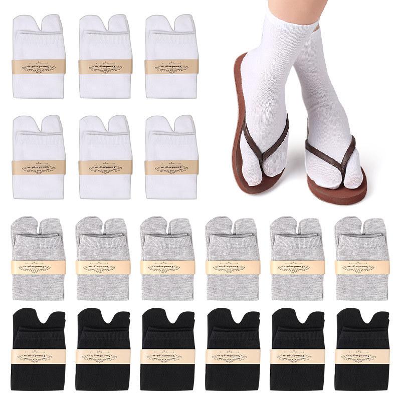 6 Pairs Bunion Corrector Toe Separator Socks