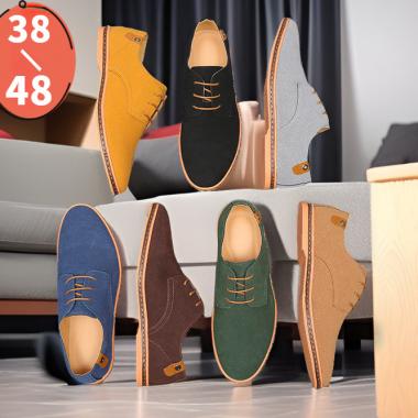 Suede Leather Men Shoes Oxford Casual Shoes