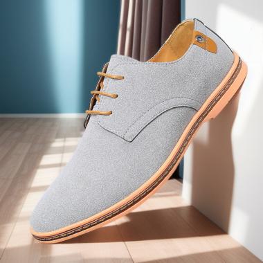 Suede Leather Men Shoes Oxford Casual Shoes
