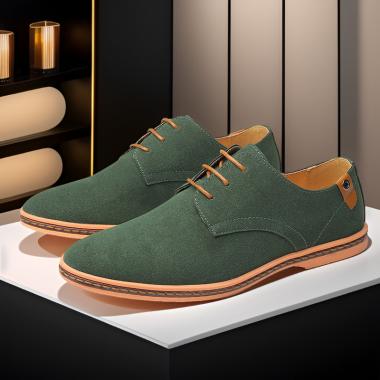 Suede Leather Men Shoes Oxford Casual Shoes