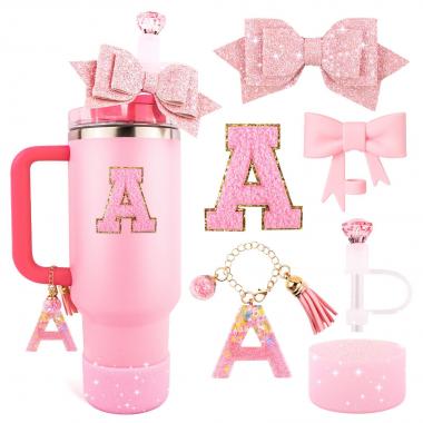 Letters Accessories for Stanley Cup Tumbler with Handle