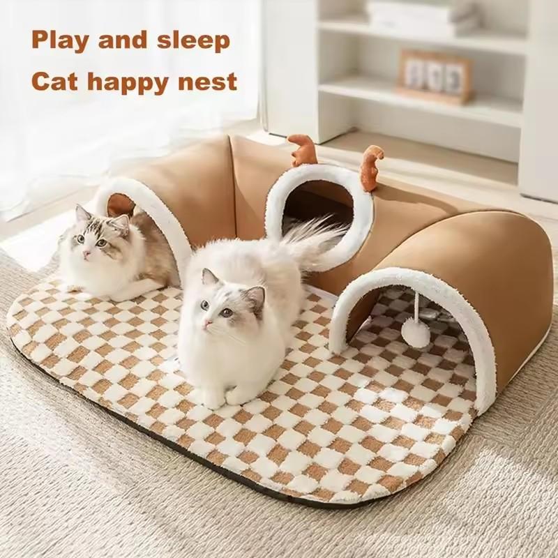 Playground Exercise Cat Carpet Tunnel