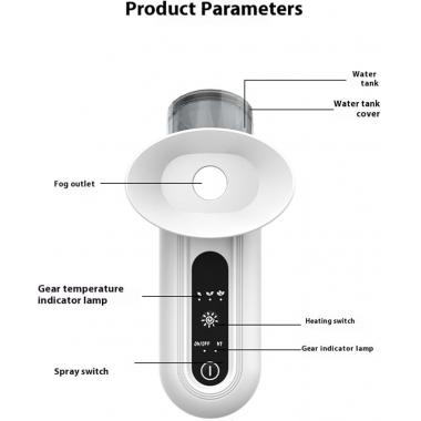 Eye Mist Steam Sprayer for Relief Dry Eyes