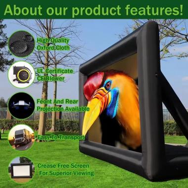  Inflatable Outdoor Projector Movies Screen 