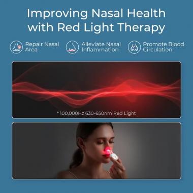 Portable Red Light Nasal Therapy Hayfever Reliever Tool