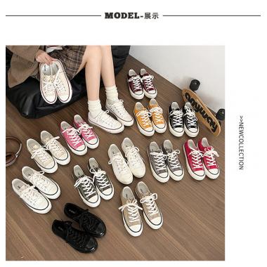 VANS Inspired Versatile Preppy Style Canva Shoes