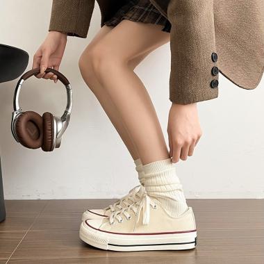 VANS Inspired Versatile Preppy Style Canva Shoes