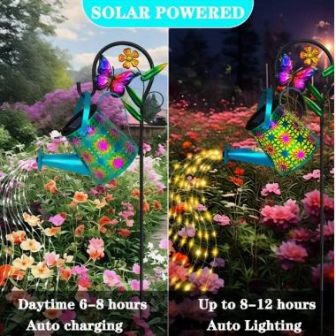 Solar Watering Can Light