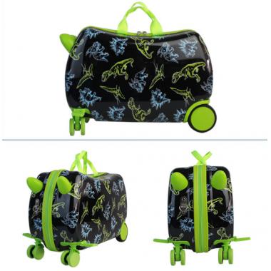 Seatable And Rideable Children's Riding Box Cartoon Luggage