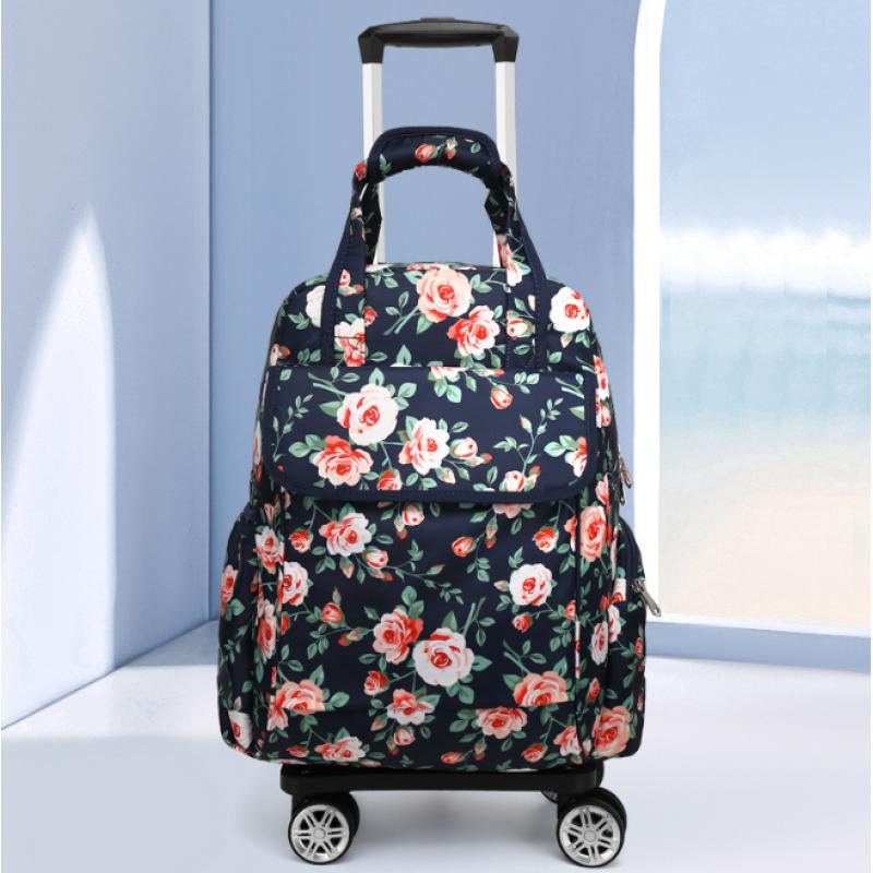 Lightweight Folding Backpack Travel Case With Wheels