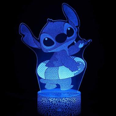 Stitch 3D Atmosphere Light Creative Bedhead Night Light Gift