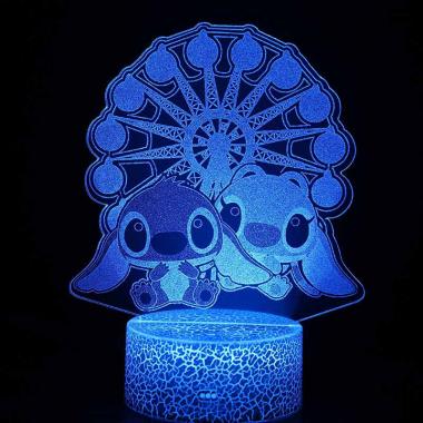 Stitch 3D Atmosphere Light Creative Bedhead Night Light Gift