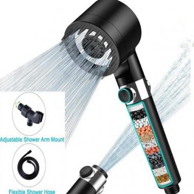 High Pressure Shower Head With Massage Function In Three Spray Modes